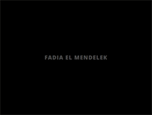 Tablet Screenshot of fadiaelmendelek.com